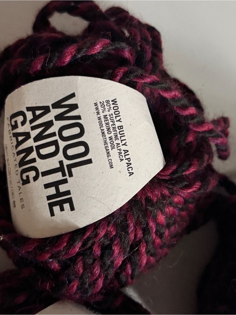 Wool and the Gang-  Wooly Bully Alpaca yarn, Ready Steady Blue